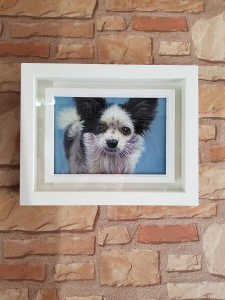 作品1ペット犬似顔絵